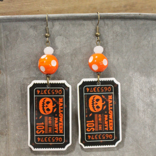Your Invited To A Party Dangle Drop Earrings