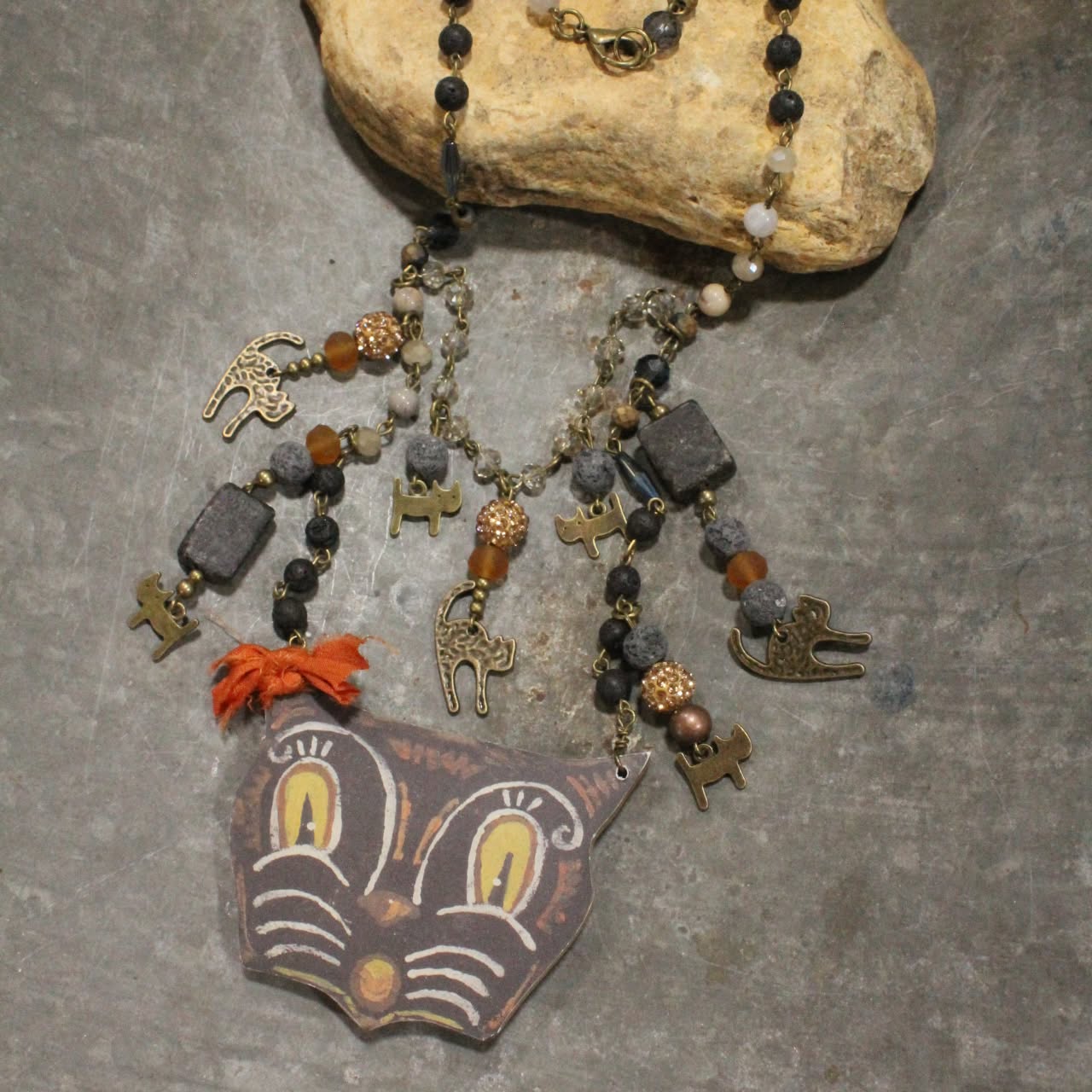 Cat Skat Charm'd Necklace